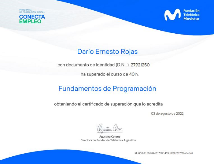 Certificado