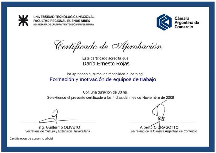 Certificado