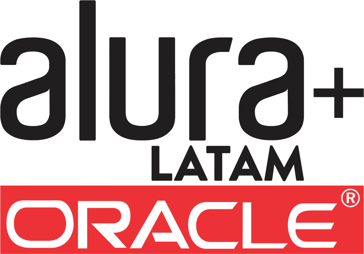 Logo Alura + Oracle